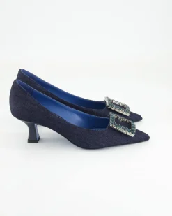 Evilly Pumps in Blau