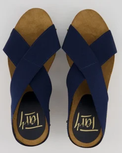 549F Pantoletten in Blau