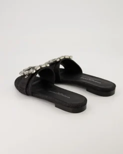 Fade Pantoletten in Schwarz