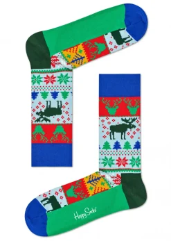 Fair Isle Sock Socken in Mehrfarbig