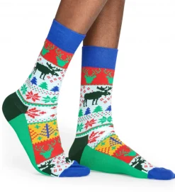 Fair Isle Sock Socken in Mehrfarbig