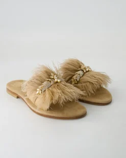 FB1114-503 Pantoletten in Beige