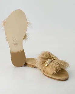 FB1114-503 Pantoletten in Beige
