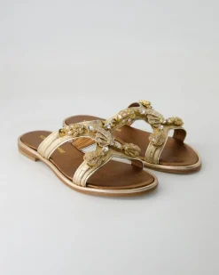 FB1115 Pantoletten in Bronze