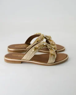 FB1115 Pantoletten in Bronze