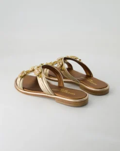 FB1115 Pantoletten in Bronze