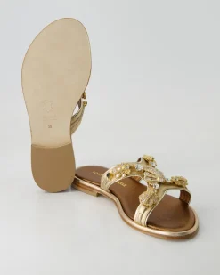 FB1115 Pantoletten in Bronze