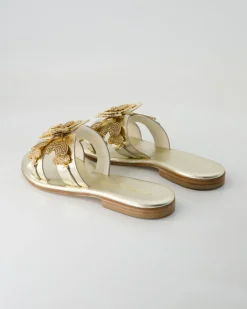 FB1089 Pantoletten in Gold