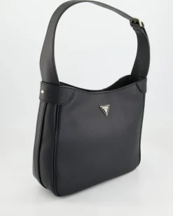 Fedora Hobo Shoulder Bag Handtasche in Schwarz