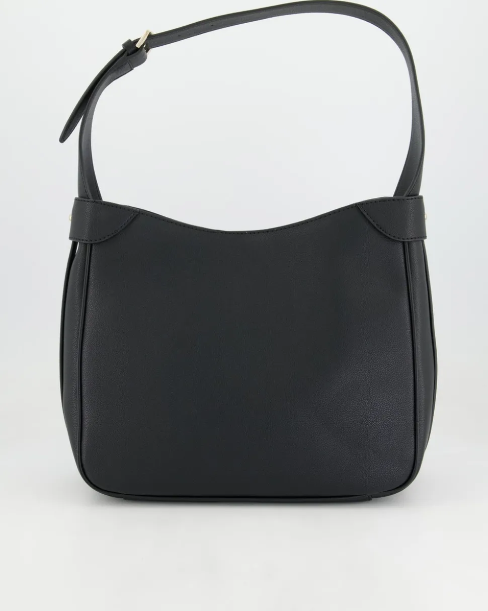 Fedora Hobo Shoulder Bag Handtasche in Schwarz