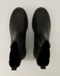 Feminine Felt Chelsea Bootie Chelsea Boots in Schwarz