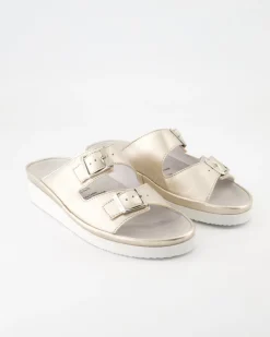 Fiesta Pantoletten in Gold