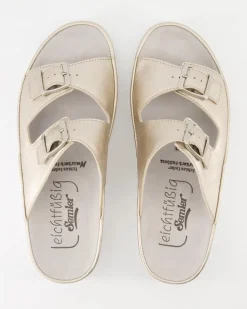 Fiesta Pantoletten in Gold