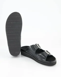 Fiesta Pantoletten in Schwarz