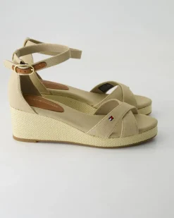 FLAG CRISS-CROS MID WEDGE ESPA Espadrilles in Beige
