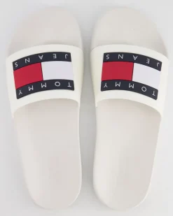 Flag Pool Slide Pantoletten in Weiß