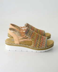 Flechtana Sandalen in Mehrfarbig