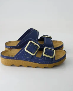 Foggia-D Pantoletten in Blau