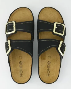 Foggia-D Pantoletten in Schwarz