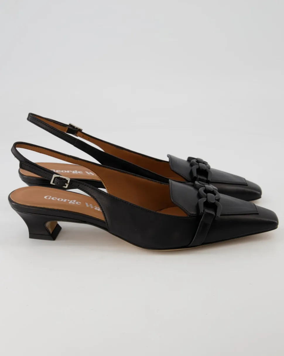 G9512 Slingpumps in Schwarz