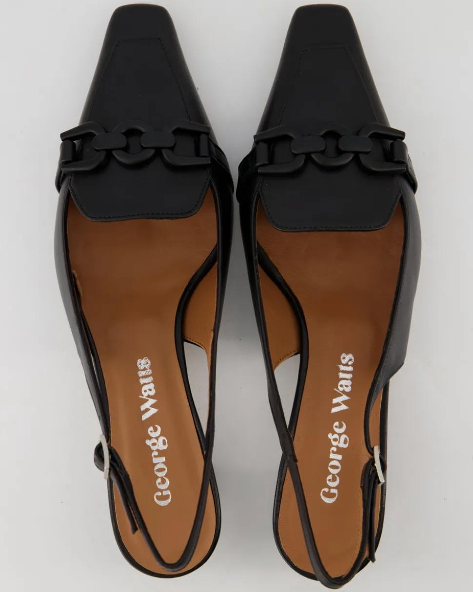 G9512 Slingpumps in Schwarz