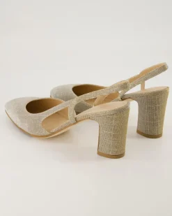 GD693 Slingpumps in Gold