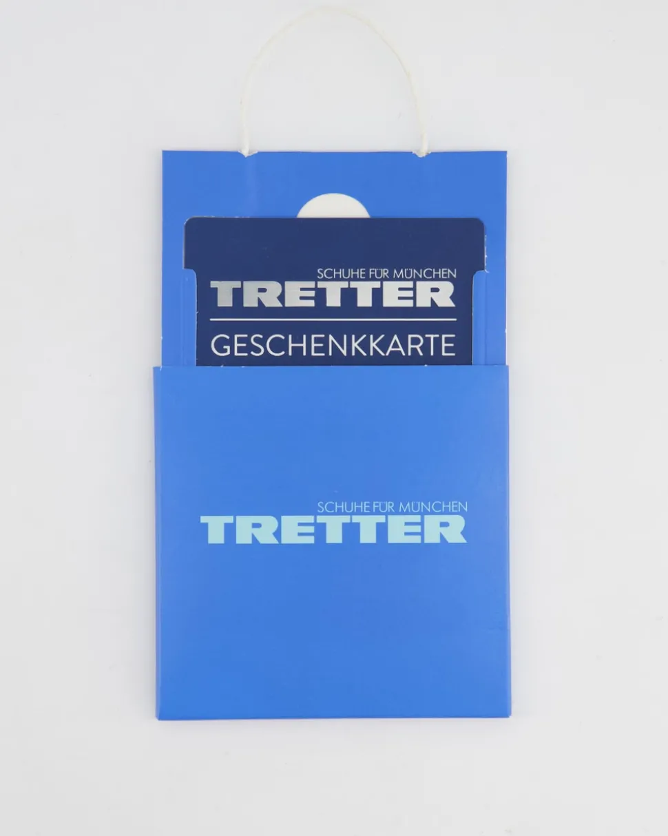 Geschenkkarte in Blau