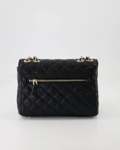 Giully 2 Cmprtmnt Cnvrtbl flp Umhängetasche in Schwarz