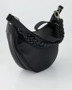 Good Vibes Only Hobo Umhängetasche in Schwarz