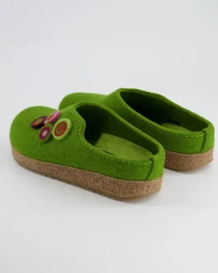 Grizzly Kanon Hausschuhe in Grün