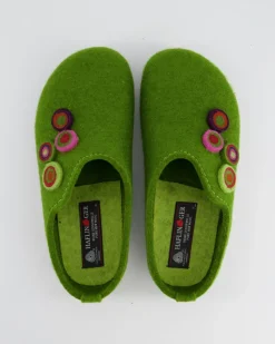 Grizzly Kanon Hausschuhe in Grün