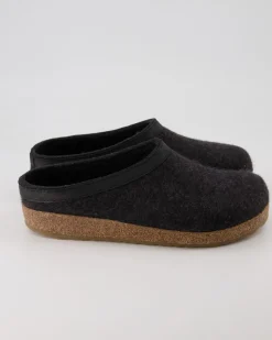 Grizzly Torben Hausschuhe in Schwarz