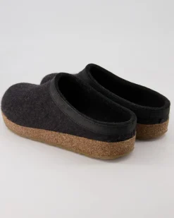 Grizzly Torben Hausschuhe in Schwarz