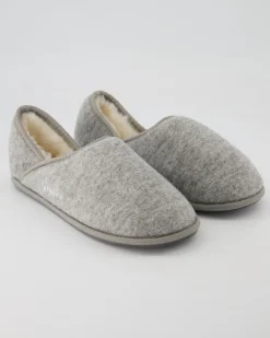 Hausschuh Trendy Filz Hausschuhe in Grau