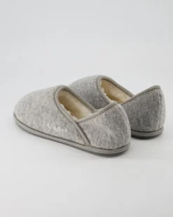 Hausschuh Trendy Filz Hausschuhe in Grau
