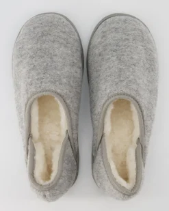 Hausschuh Trendy Filz Hausschuhe in Grau