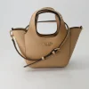 Helina Mini Tote Handtasche in Beige