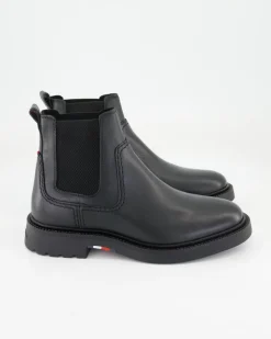 Hilfiger Comfort LWT LTH Chelsea Boots in Schwarz