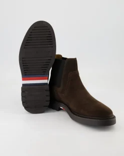 Hilfiger Comfort LWT Suede Chelsea Boots in Braun