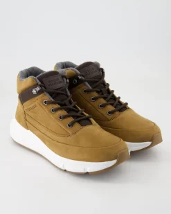 Hilfiger Warm Nubuck Hybrid Schnürstiefel in Braun