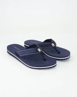 HILFIGER WEBBING BEACH SANDAL Zehentrenner in Blau