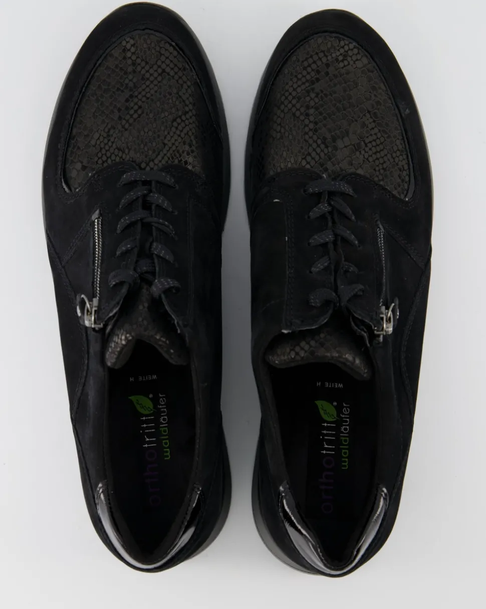 Hiroko-Soft Schnürschuhe in Schwarz