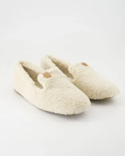Home-Slipper Hausschuhe in Beige