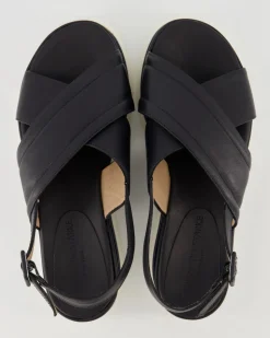 H076S Sandalen in Schwarz