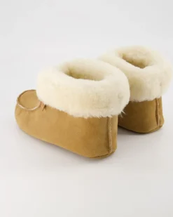 Hüttenpatschen Kids Hausschuhe in Braun