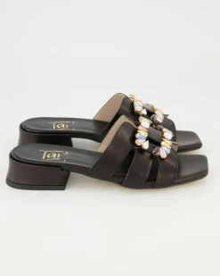 Idra Pantoletten in Schwarz