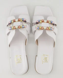 Idra Pantoletten in Weiß