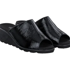 Inka Pantoletten in Schwarz