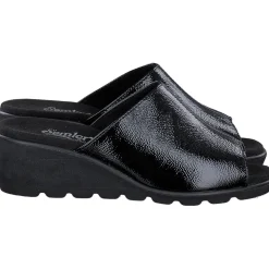 Inka Pantoletten in Schwarz