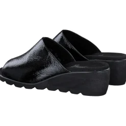 Inka Pantoletten in Schwarz